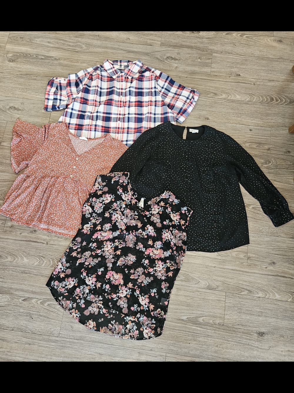 Lot‎ Of 4 Women's Tops Size 1X Various Brands